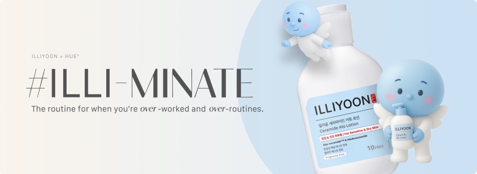 #ILLI-MINATE key visual with the ILLI character beside the hero product.